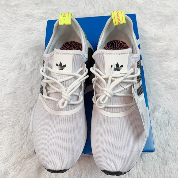 Adidas women's NMD R1 shoes sneakers Cloud White / Core Black / Solar - Picture 7 of 12